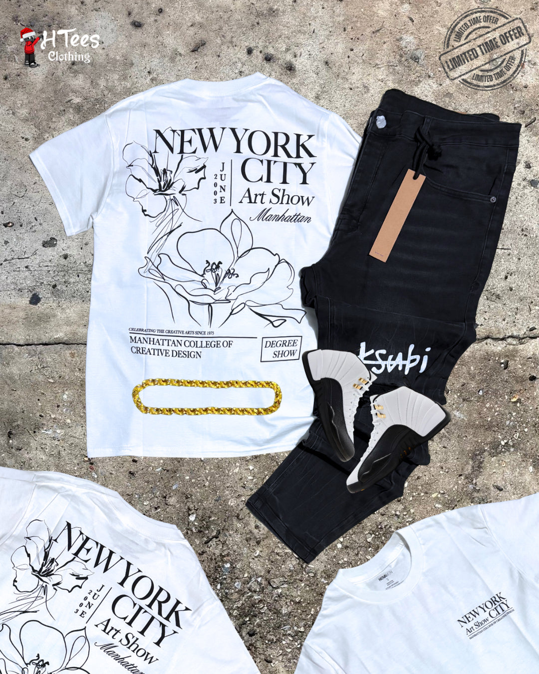 White NYC Nova T-Shirt