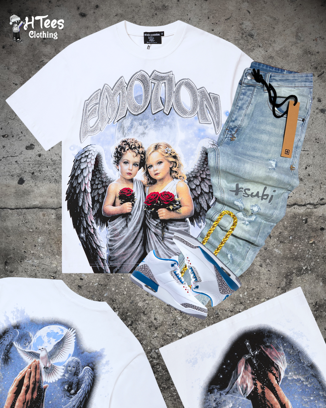 White Mixed Emotions T-Shirt