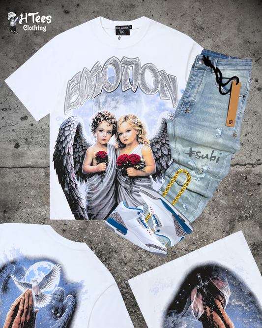 White Mixed Emotions T-Shirt