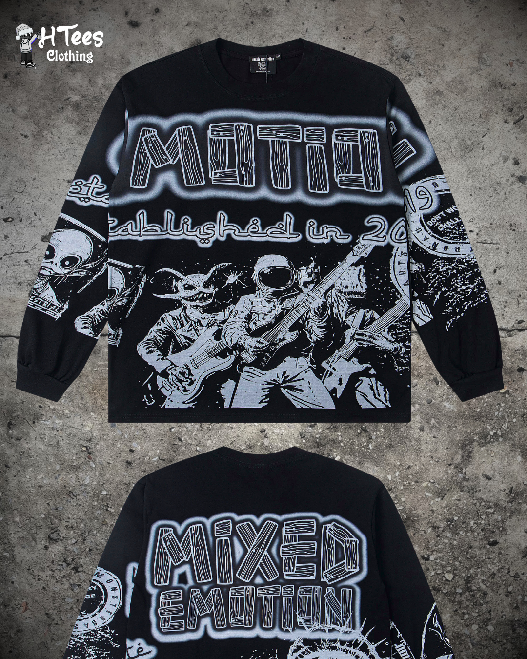 Black Mixed Emotions Sweatshirt