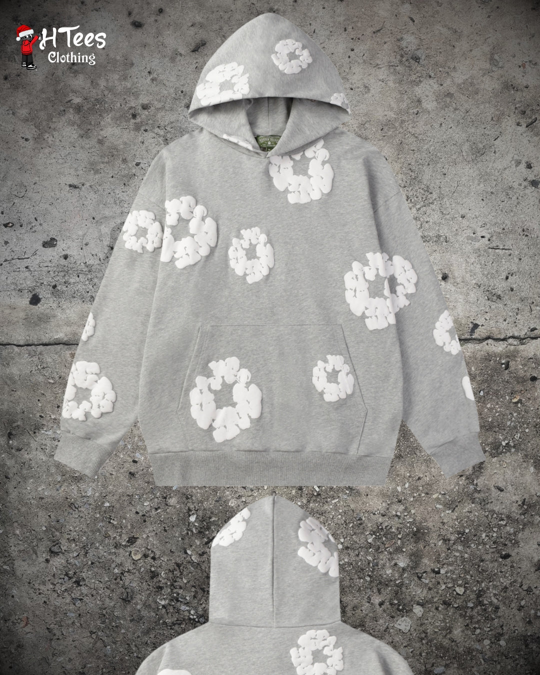 Grey Denim Tears Hoodie