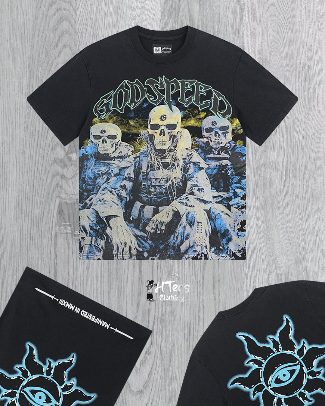 Black Wash Godspeed T-Shirt