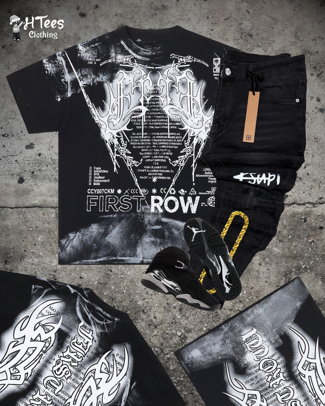 Black First Row T-Shirt
