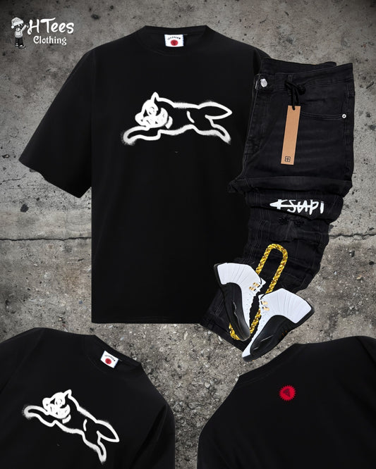 Black ICECREAM T-Shirt