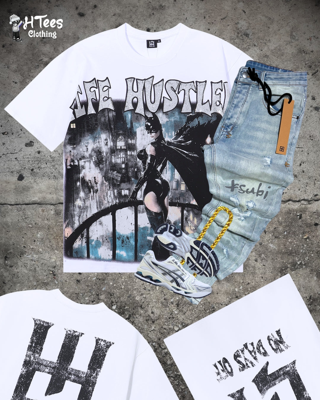 White Life Hustlers T-Shirt