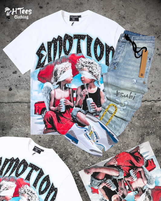 White Mixed Emotions T-Shirt