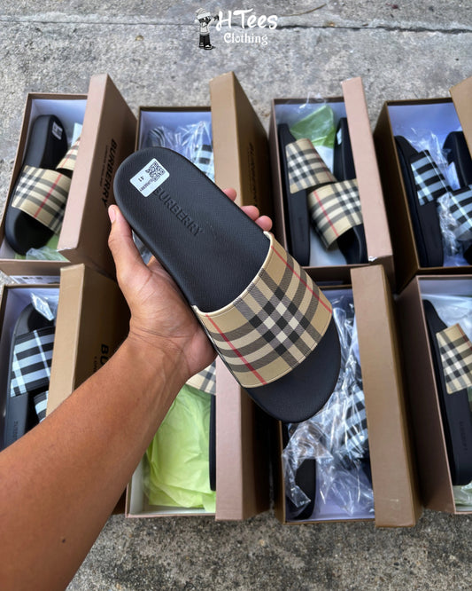 Burberry Slides Cream