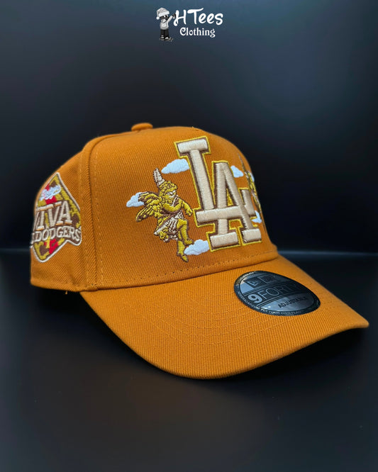 Orange LA New Era Snapback