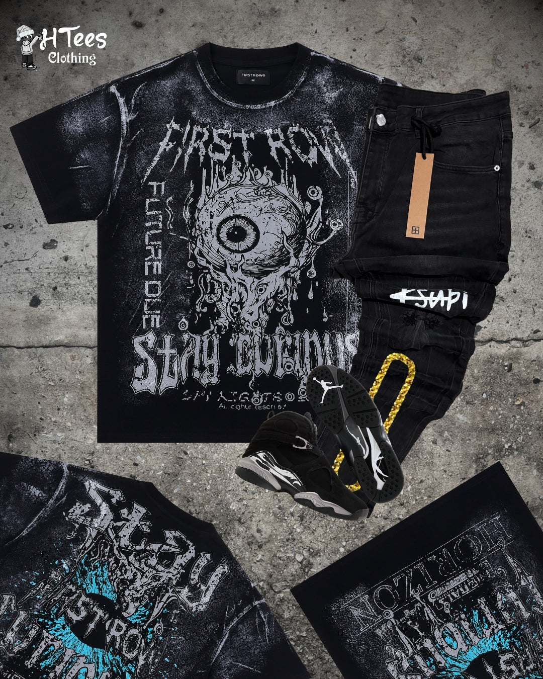 Black First Row T-Shirt