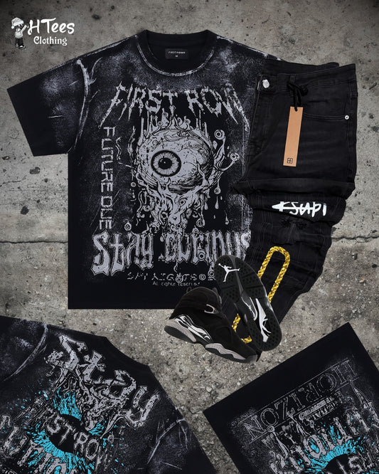 Black First Row T-Shirt