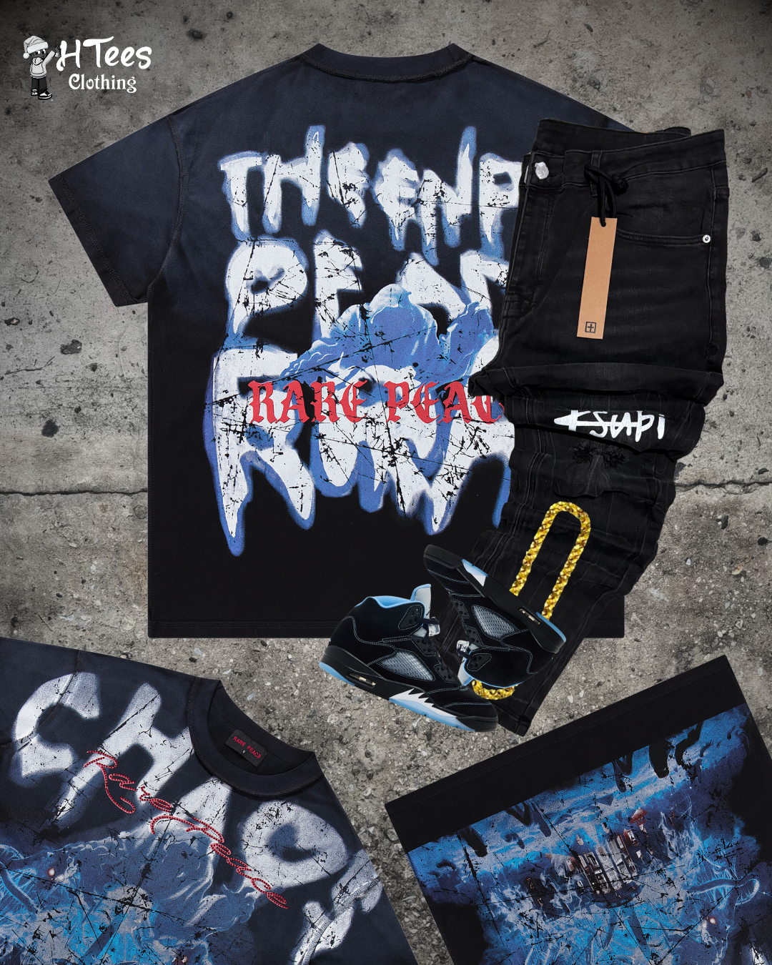 Black Rare Peace T-Shirt