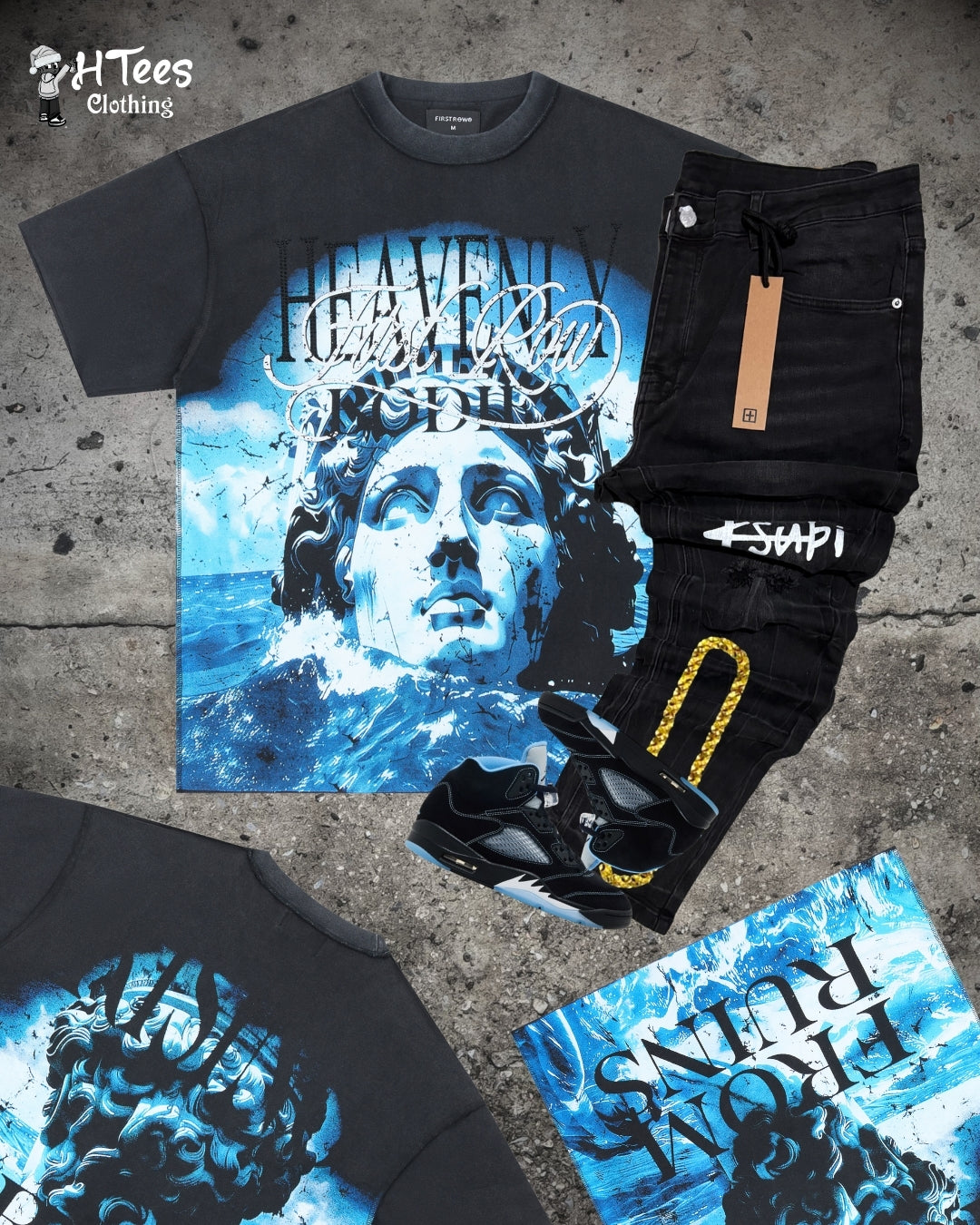 Black First Row T-Shirt