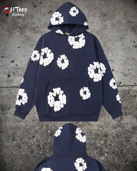 Navy Blue Denim Tears Hoodie