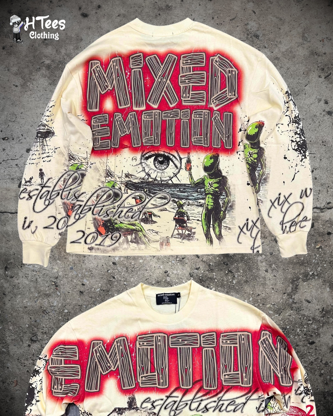 Cream Mixed Emotions Sweatshirt