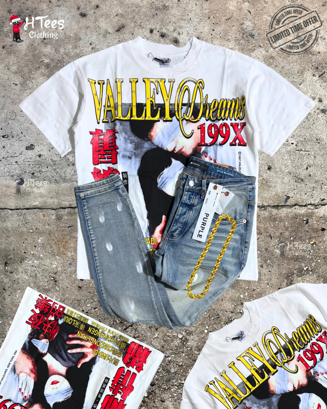 White 199x Valley Dreams T-Shirt